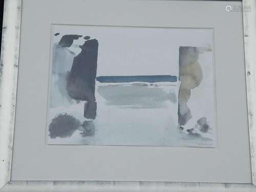 O.Kohler "Abstraktion",Aquarell,signiert,datiert (...