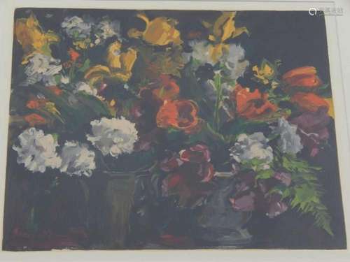 Maurice de Vlaminck(1876-1958)"Les Deux Vases des Fleur...