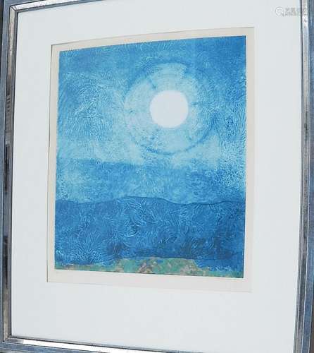 Max Ernst (1891-1976) "Ein Mond ist guter Dinge",O...