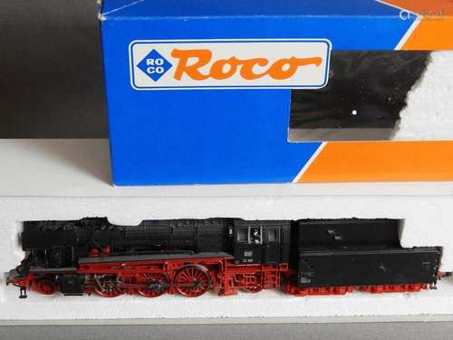 Dampflokomotive mit Tender, Firma Roco, nummeriert 23100, mi...