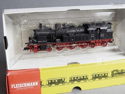 Dampflokomotive, nummeriert 78434, mit Karton, Firma Fleisch...