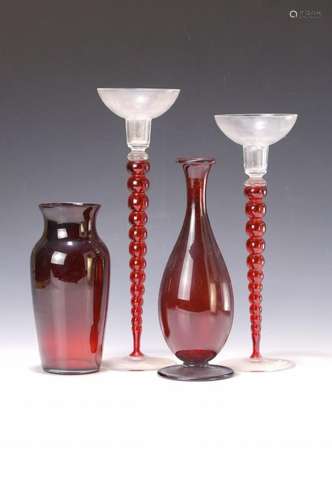 4 parts of Murano glass, Middle of until 2.H.20th c