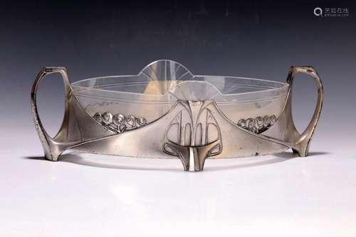 Jardiniere, WMF, around 1900, silver-plated metal, XO