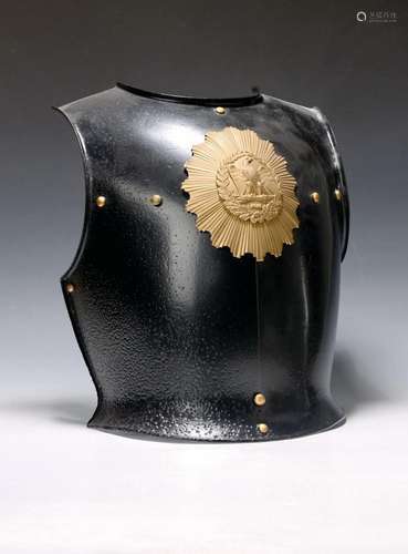 Breastplate, France, around 1890, steel, subsequently