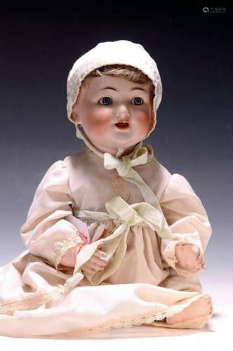 Porcelain head doll, Simon & Halbig, around 1914