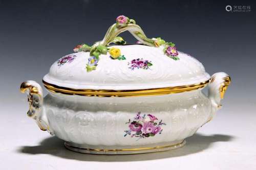 Small covered tureen, Meissen, 2nd half of the20th