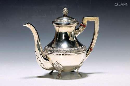 Small silver coffee pot, Spain, 2nd half of the 20th