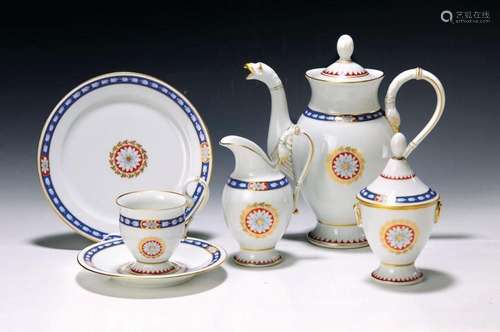 Coffee service, Höchst,  Anno 1790 , porcelain