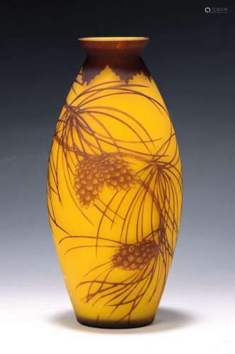 Vase, Richard Burgsthal (1884-1944), colorlessglass