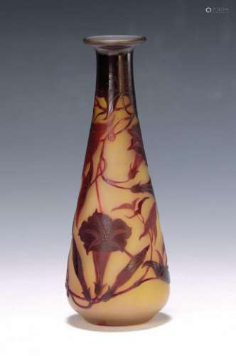 Vase, d Argental, Paul Nicolas, around 1925, colorless