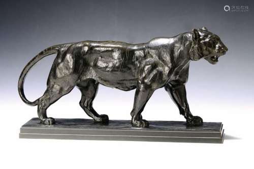 Alfred Barye, 1839 Paris-1882 ibid, bronze sculpture of