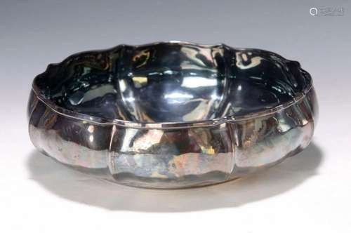 Large bowl, German, around 1910/20, sterling silver