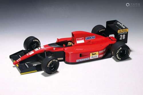 Model car: Rosso WRX Corp., Ferrari F1 type 643 (1991)