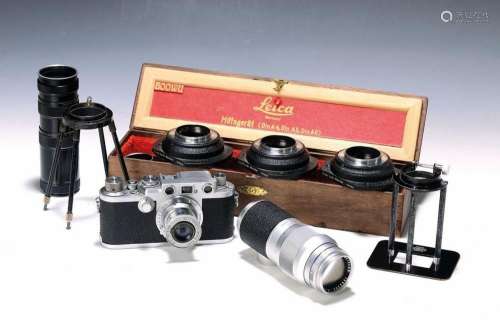 Camera Leica IIIc, Ernst Leitz Wetzlar, 1946 -47, with