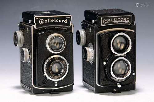 Two TLR cameras, Rolleicord, Franke &