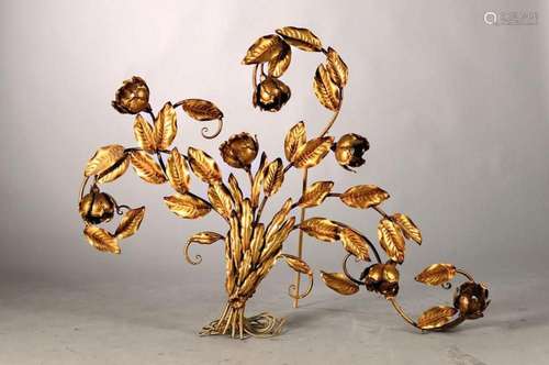 Large Flower Shaped Wall Lamp, Italy, 20th Century, 7