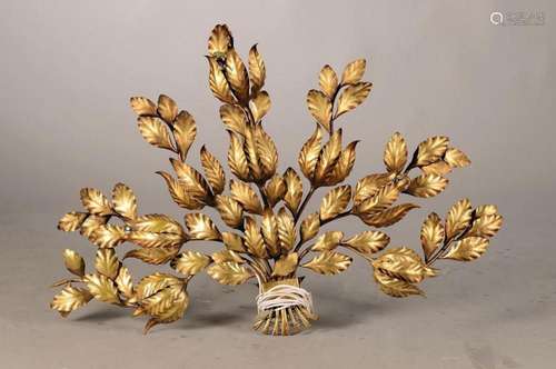 Flower-shaped wall lamp, Italy, 20th century, made of