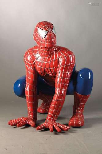 Life-size advertising figure for cinemas: Spiderman