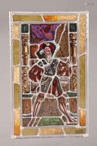 Lead glazing, German, around 1890, sign. Grosskopf