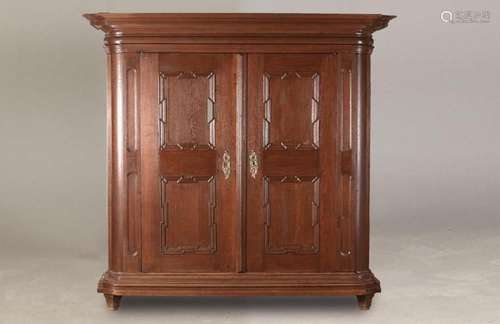 Baroque cupboard, Trier/Mosel area, around 1750, solid