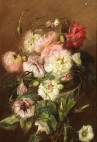 Octavie Marie PAIGNE (1819-1854)<br />
"Bouquet de pavo...