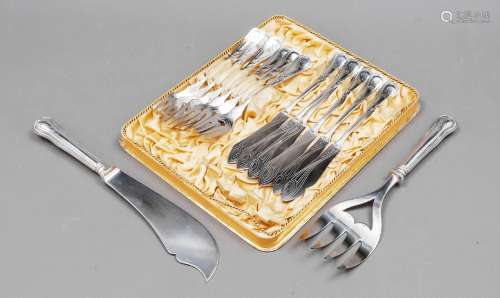 Fish cutlery for six persons, Germa