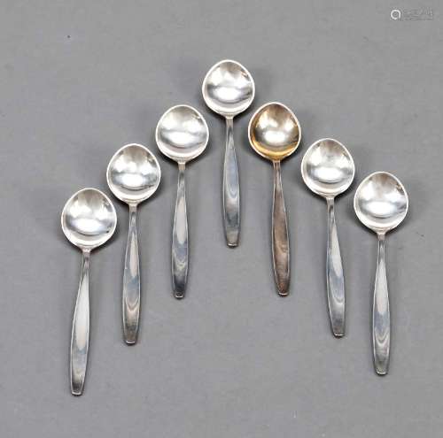 Twelve mocha spoons, Denmark, 2nd h