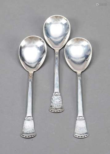 Three spoons, Denmark, 1931/32, ass
