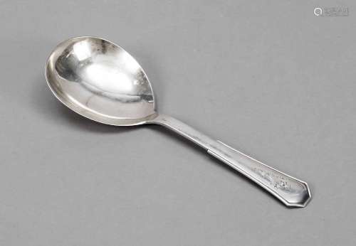 Serving spoon, Denmark, 1934, hallm