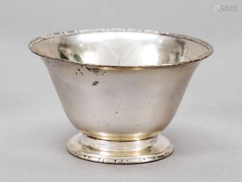 Round bowl, Denmark, 1932, hallmark