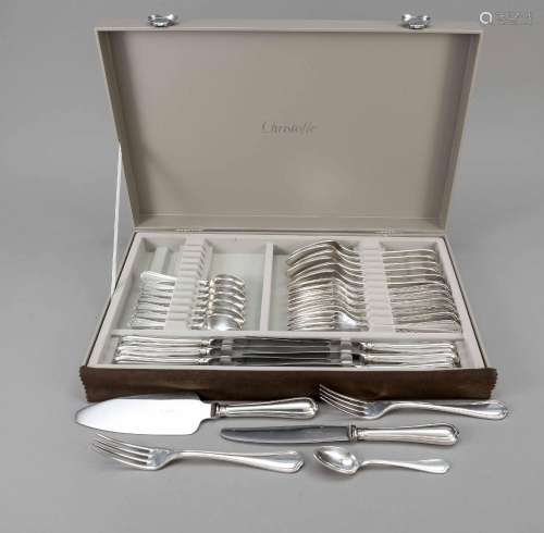 Cutlery for six persons, France, 2n