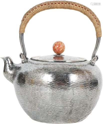 Japanese Silver Tea Pot