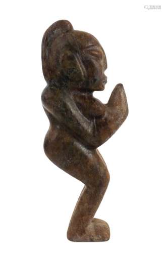 Early Chinese Sandstone Figure of a Fertility Deity