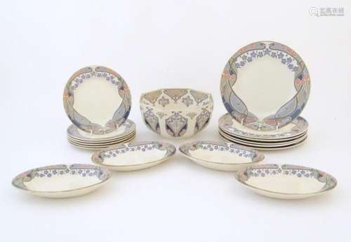 A quantity of Masons Ironstone dinner wares for Liberty in t...