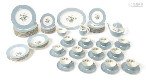 A quantity of Royal Doulton dinner wares in the Rose Elegans...