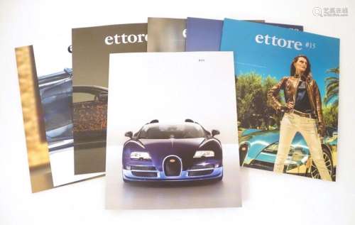 Five editions of Ettore Bugatti International Magazine of Au...