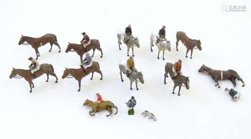 Toys: a quantity of early 20thC Britains Racing Colours of F...