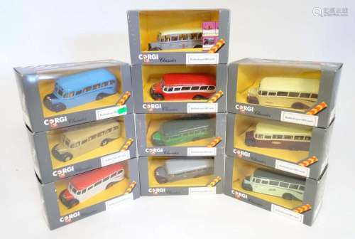 Toys: A quantity of Corgi Classics C949 series toy vehicles,...