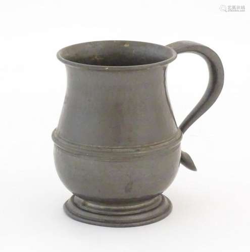 An Arts & Crafts Liberty & Co. Tudric pewter tankard...