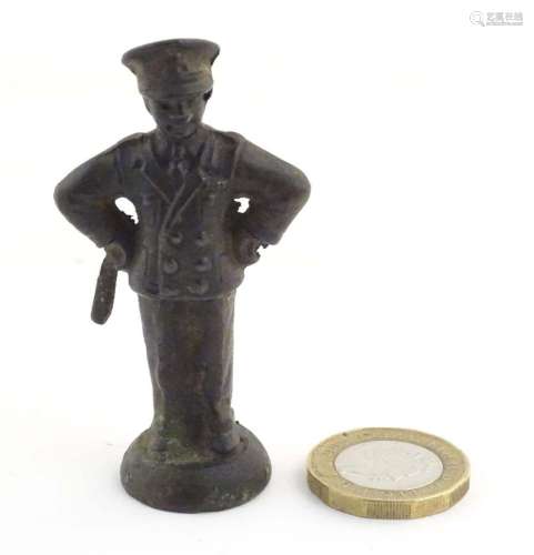 A late 19th / early 20thC cast copper pipe tamper modelled a...
