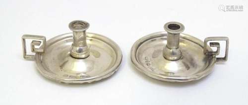 A pair of Victorian silver novelty miniature / dolls house c...
