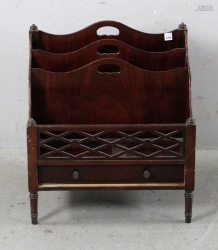 Mahogany 3-Compartment Canterbury