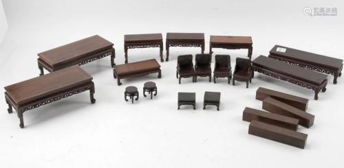 Old Chinese Miniature Furniture