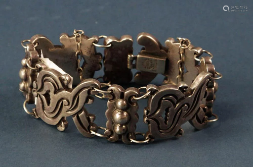 Vintage Mexican Taxco Sterling Bracelet