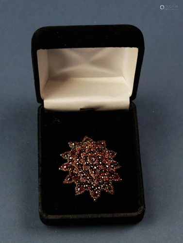 Antique Garnet Brooch