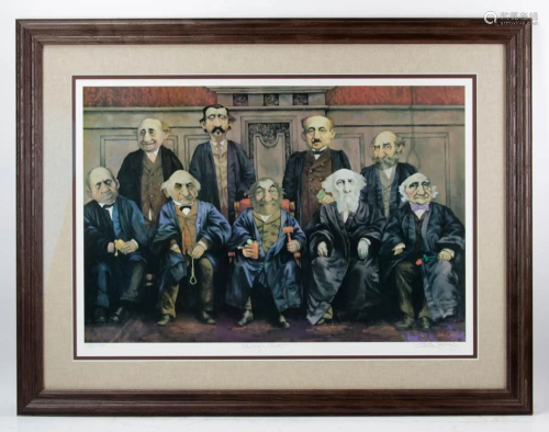 Charles Bragg, The High Court, Lithograph