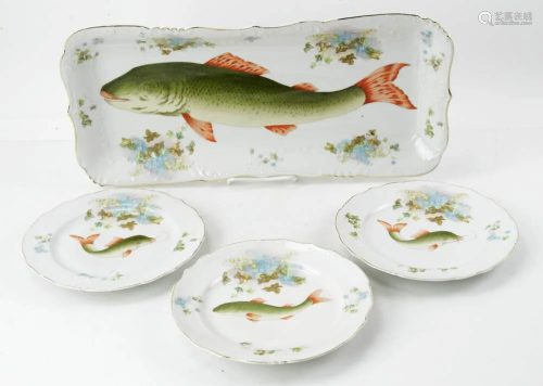 Austrian Fish Platter and Plates