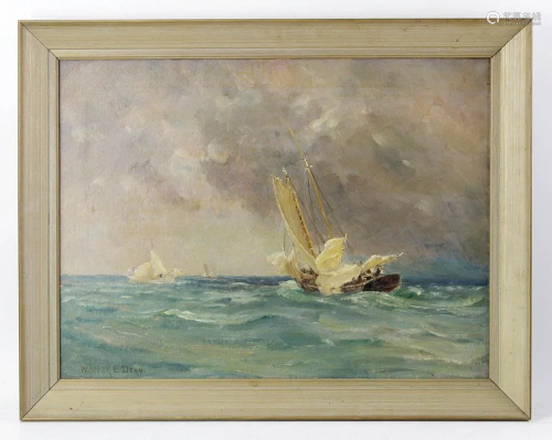Walter Lofthouse Dean, Sailing Ships in Storm