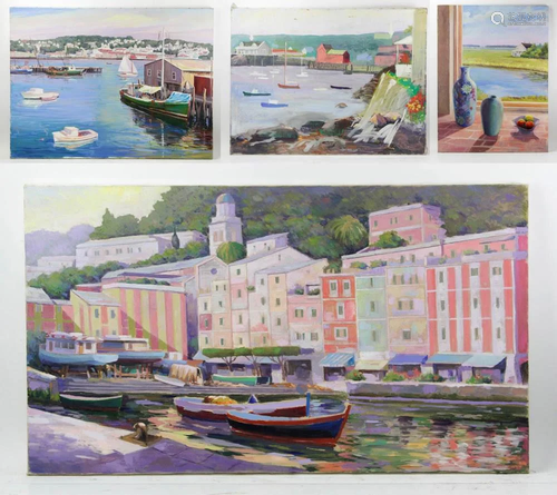 Remo Gaietto, Four Paintings