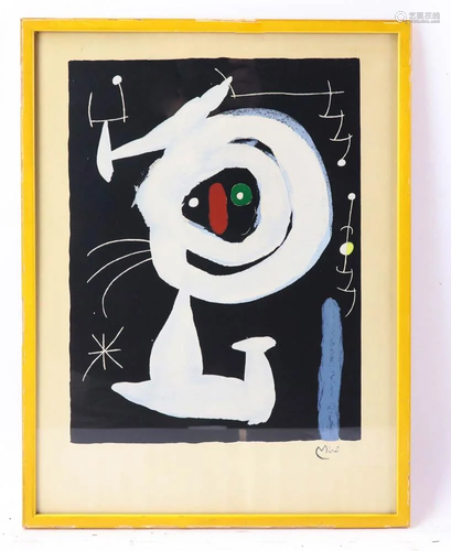 Joan Miro Lithograph Print, Maeght Editeur